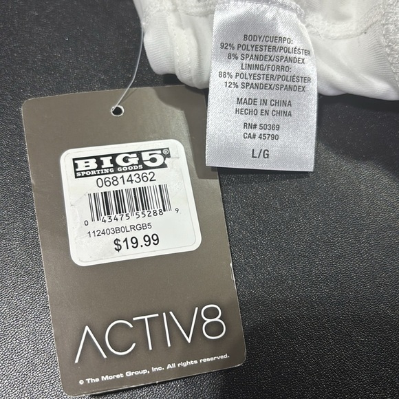 Activ8 Performance Crossback Keyhole athletic,removable pads,moisture wicking - Picture 7 of 9
